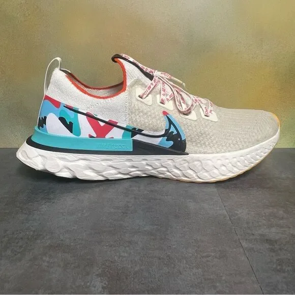 Nike React Infinity Run Flyknit A.I.R. Sail Men’s Sneakers Size 14 - Picture 12 of 16